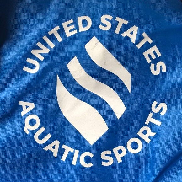 USAS United States Aquatic Sports nylon backpack knapsack book bag - Picture 2 of 16